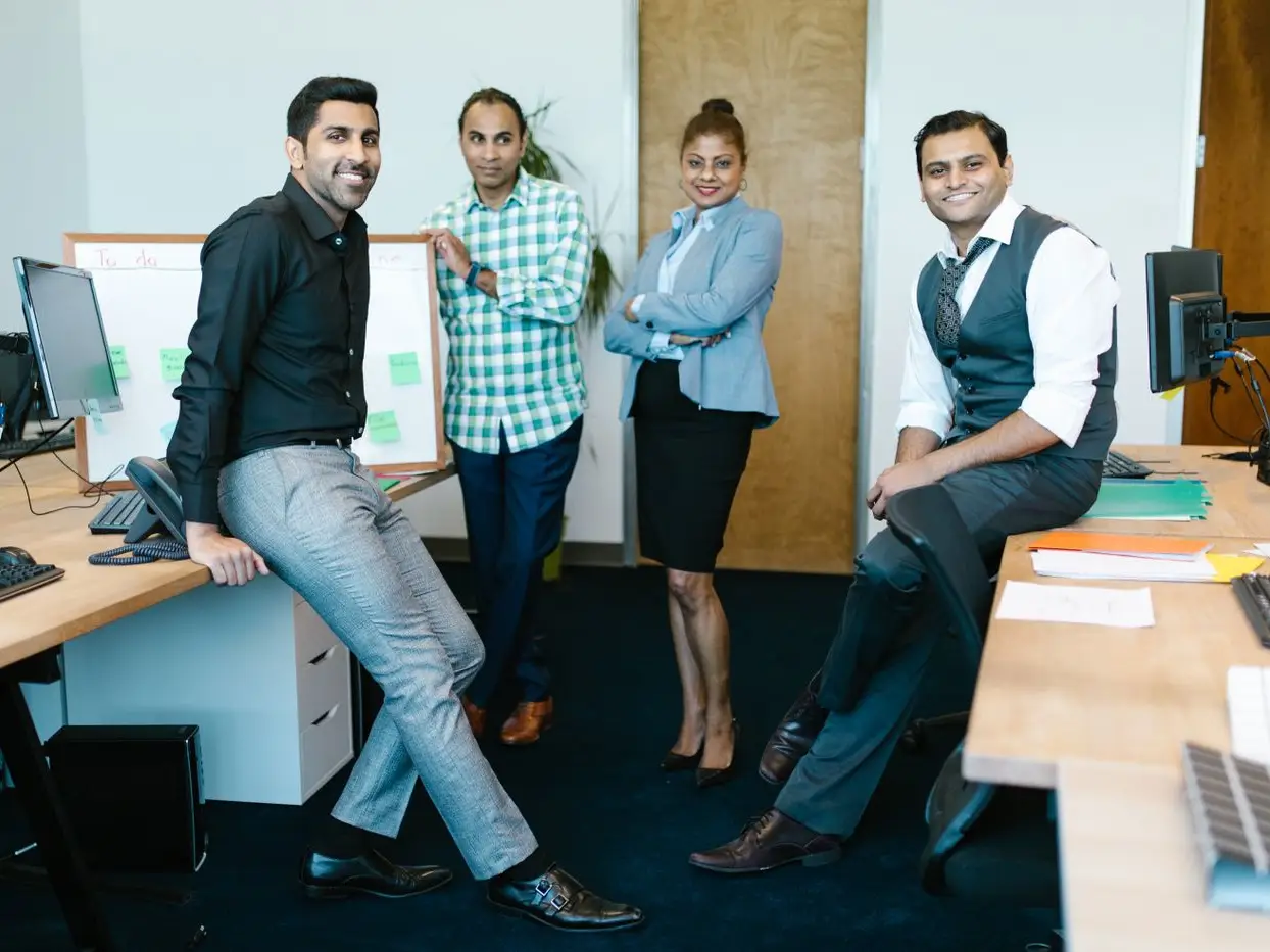 The Prasthan Education counselling team in the New Baneshwor office