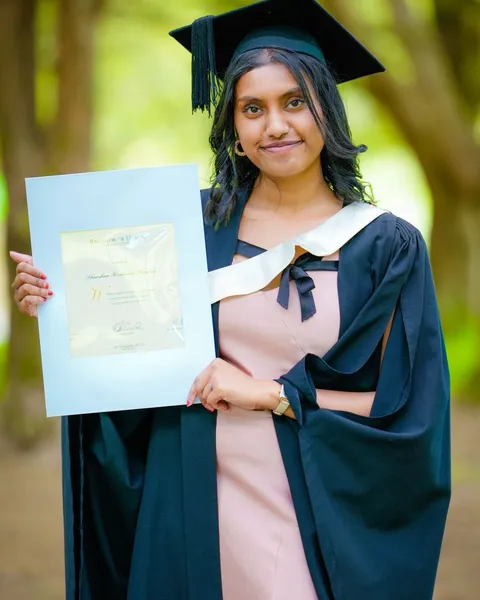 A nursing graduate in Australia